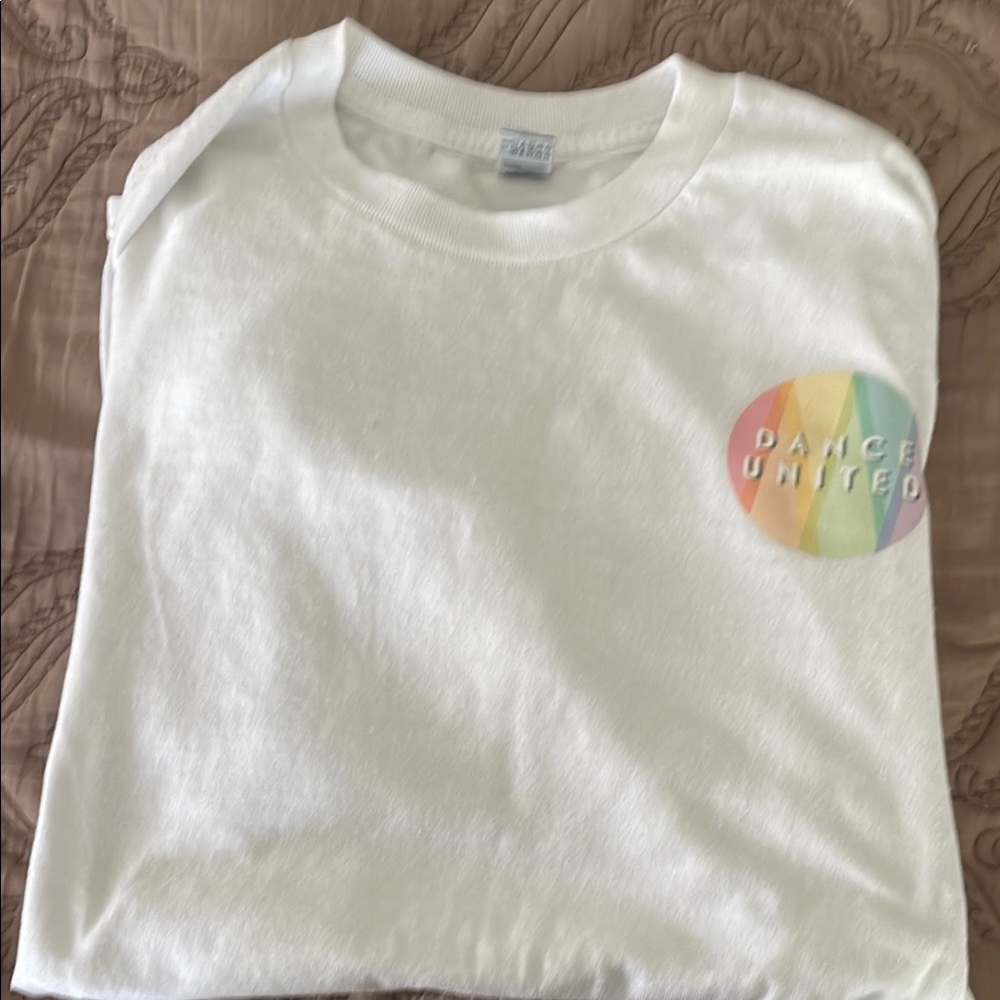 “Dance united” White T-Shirt (size m)